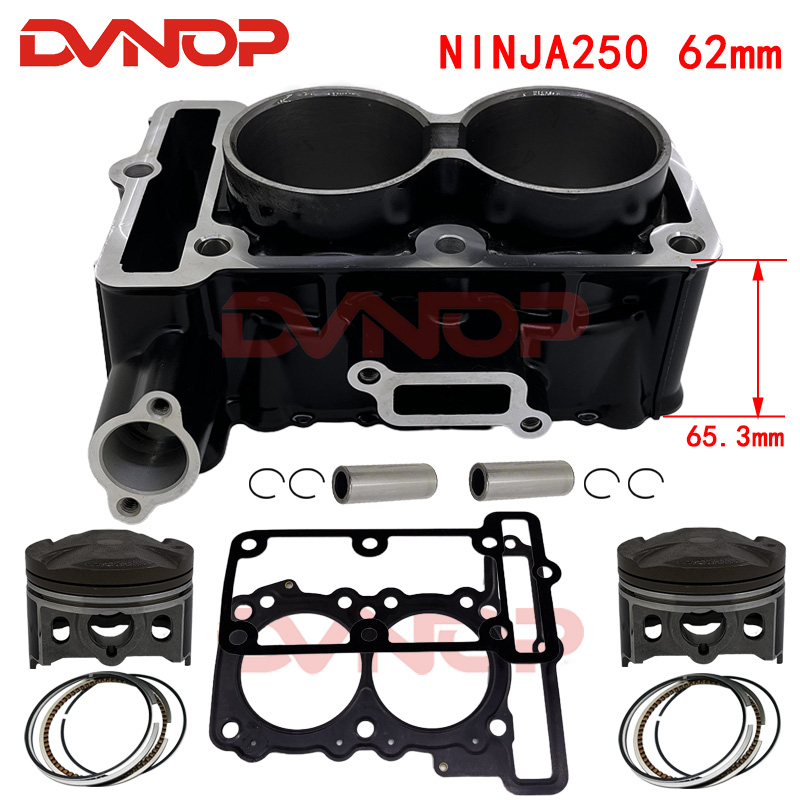 Motorcycle Piston - 62mm 249cc Silindir Piston Conta Seti
