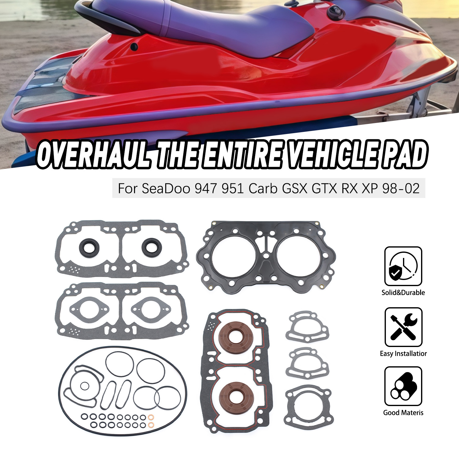 Sea-Doo GSX GTX XP LRV RX 1998 - Motorcycle Engine Kit incelemesi ve fiyatı
