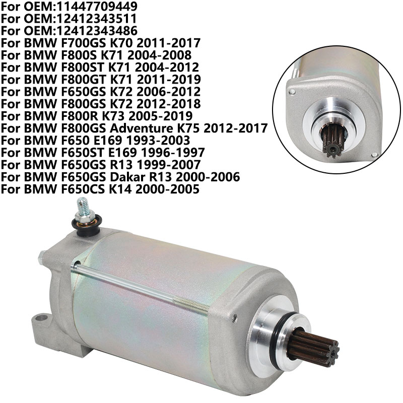 Motosiklet Marş Motoru BMW F80 - Motorcycle Starter Motor incelemesi ve fiyatı